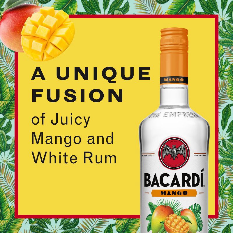 slide 2 of 6, Bacardi Mango Flavored Rum - 750ml Bottle, 750 ml