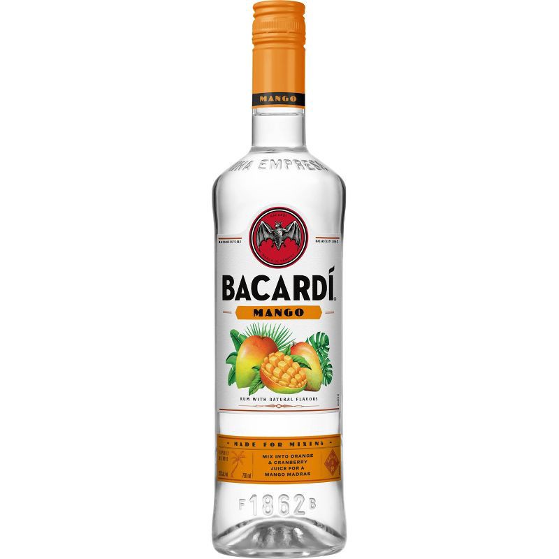 slide 1 of 6, Bacardi Mango Flavored Rum - 750ml Bottle, 750 ml