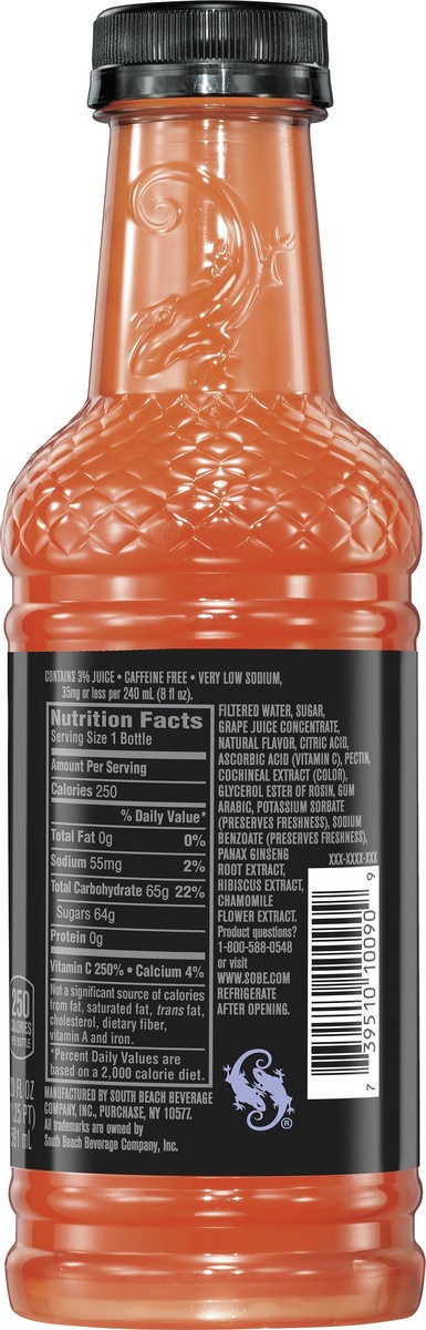 slide 3 of 7, SoBe Elixir South Beach Sunset Beverage - 20 oz, 20 oz