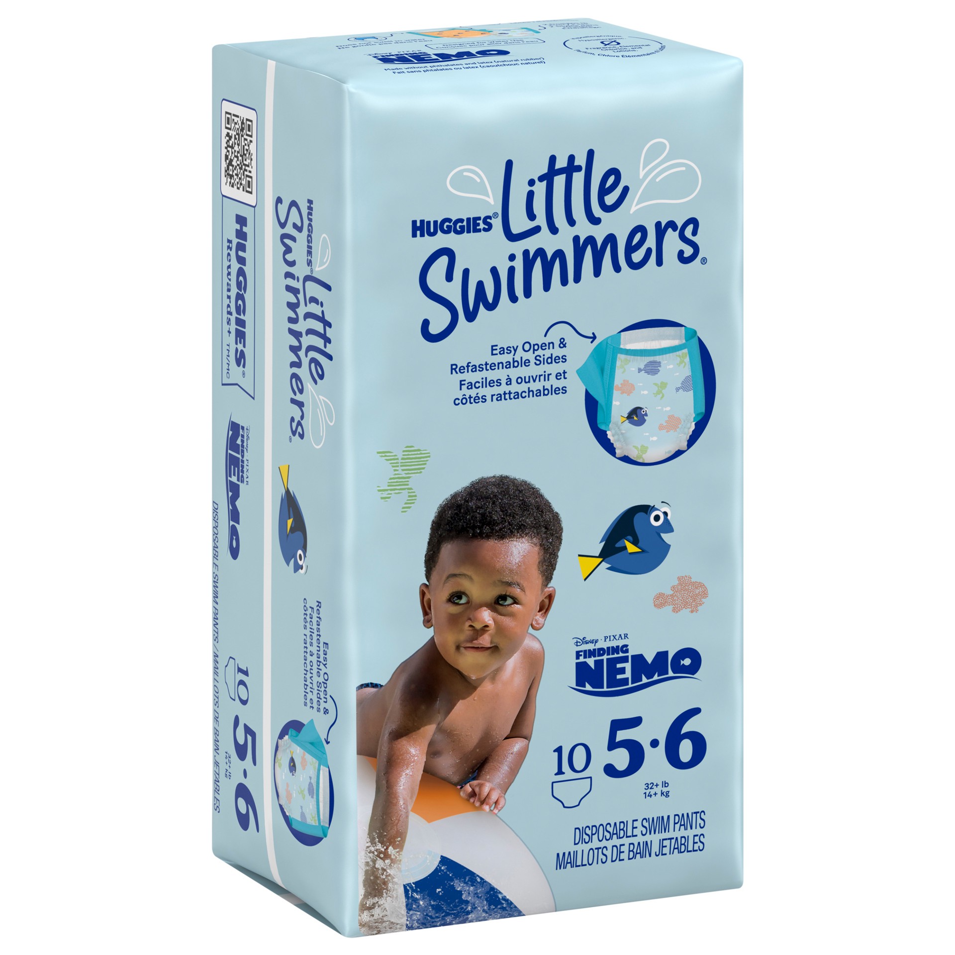 slide 8 of 11, Huggies Little Swimmers Swim Diapers Disposable Large - 10 Count, 10 ct