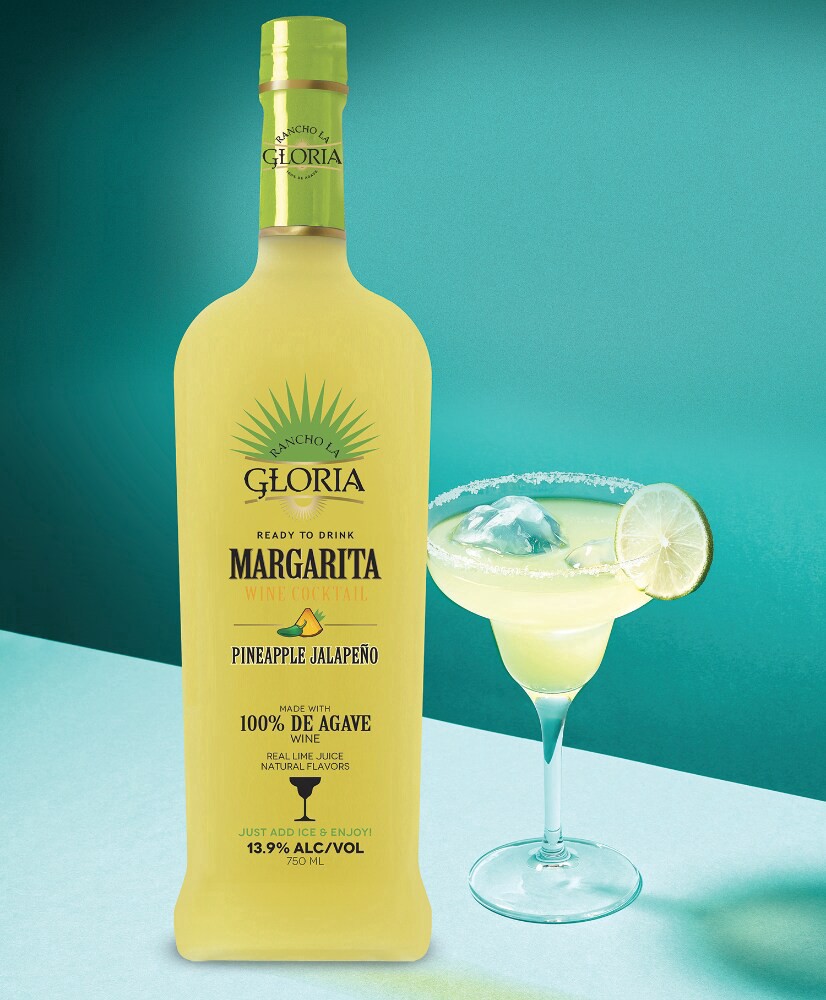 slide 4 of 6, Rancho La Gloria Pineapple Jalapeno Margarita Ready To Drink Cocktail, 750 ml