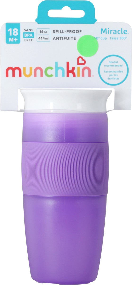 slide 3 of 11, Munchkin Miracle 360 Sippy Cup, 1 ct