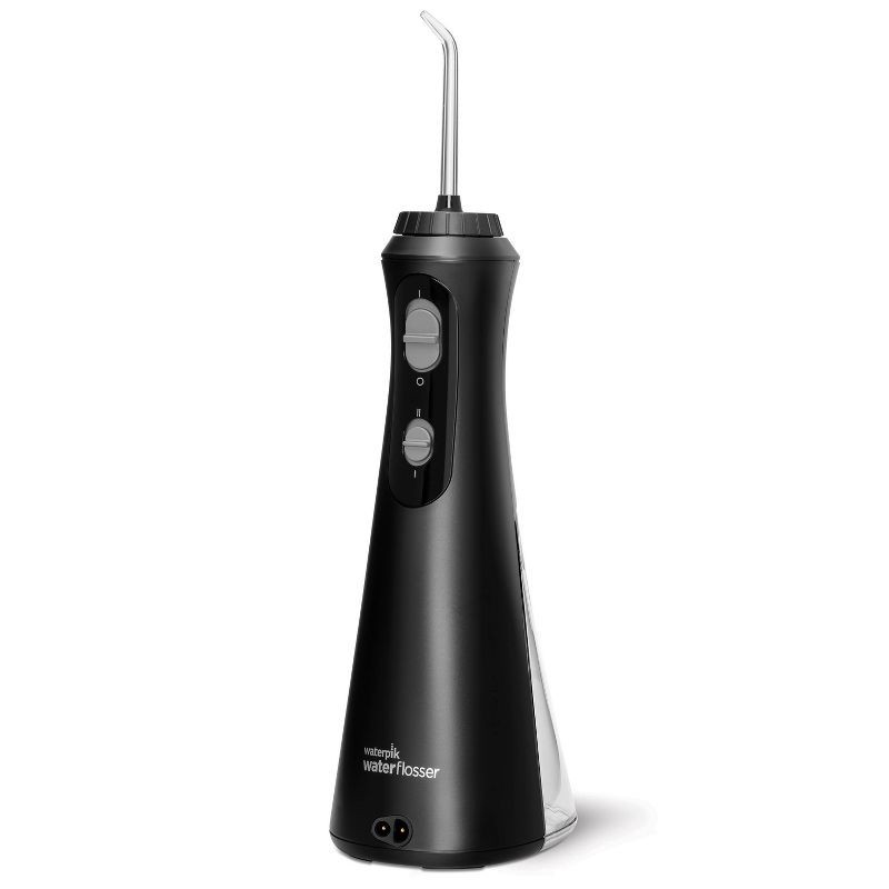 slide 1 of 12, Waterpik Cordless Plus Rechargeable Water Flosser - WP-462 - Black, 1 ct