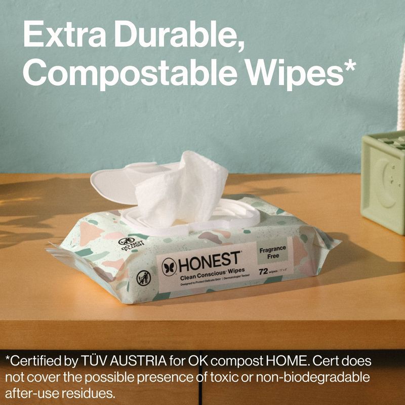 slide 7 of 15, The Honest Company Plant-Based Baby Wipes made with over 99% Water - Geo Mood - 288ct, 288 ct