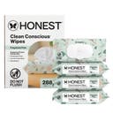 The Honest Company Clean Concious Sensitive Skin Baby Wipes - Geo Mood - 288ct