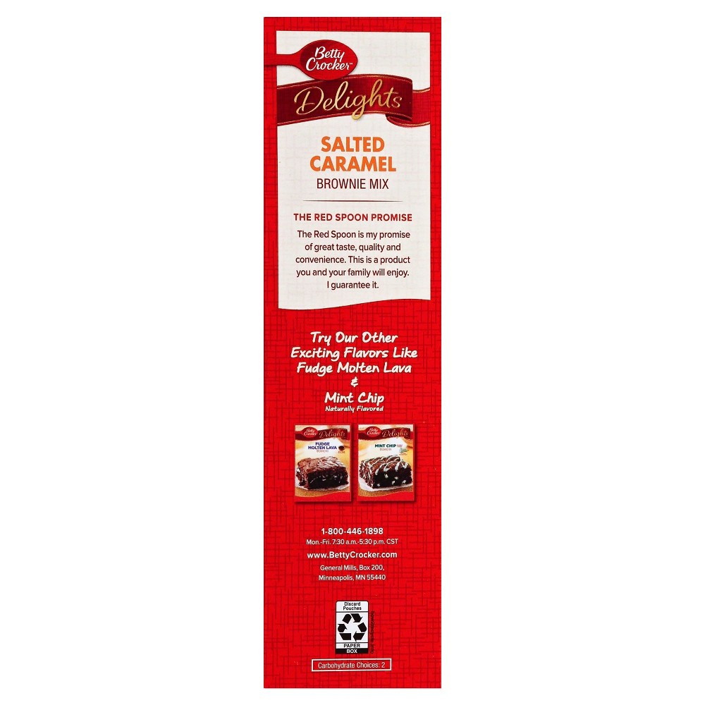 slide 2 of 4, Betty Crocker Delights Salted Caramel Brownie Mix, 18.4 oz., 18.4 oz