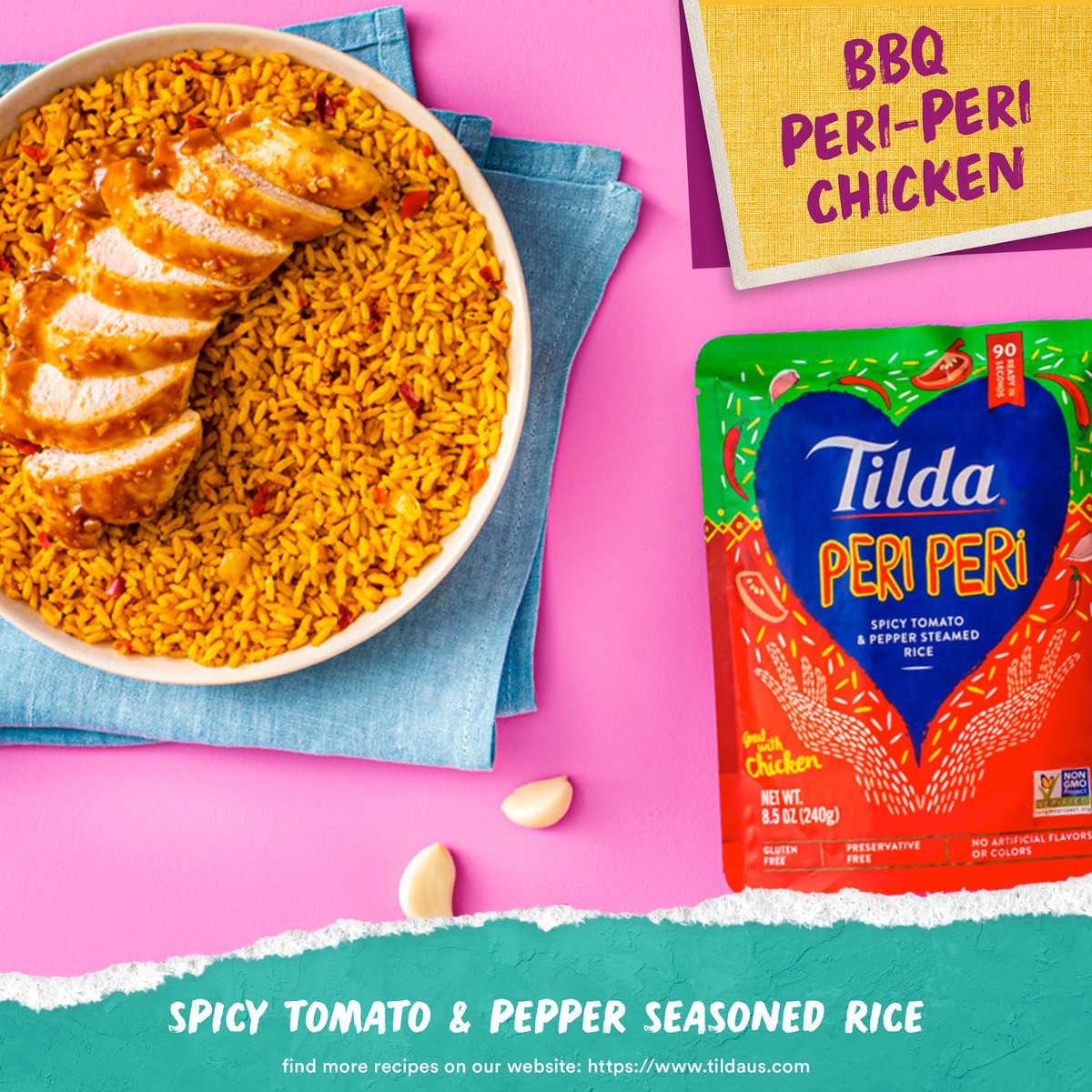 slide 3 of 5, Tilda Rce Peri Peri Rdy To Heat, 