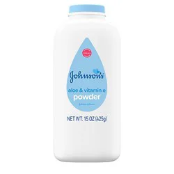 Johnsons Baby Powder Soothing Aloe & Vitamin E Pure Constarch - 15 Oz