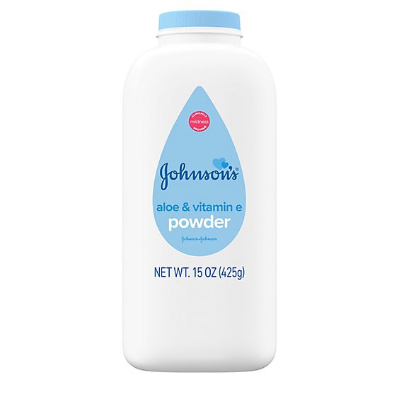 slide 1 of 10, Johnsons Baby Powder Soothing Aloe & Vitamin E Pure Constarch - 15 Oz, 15 oz
