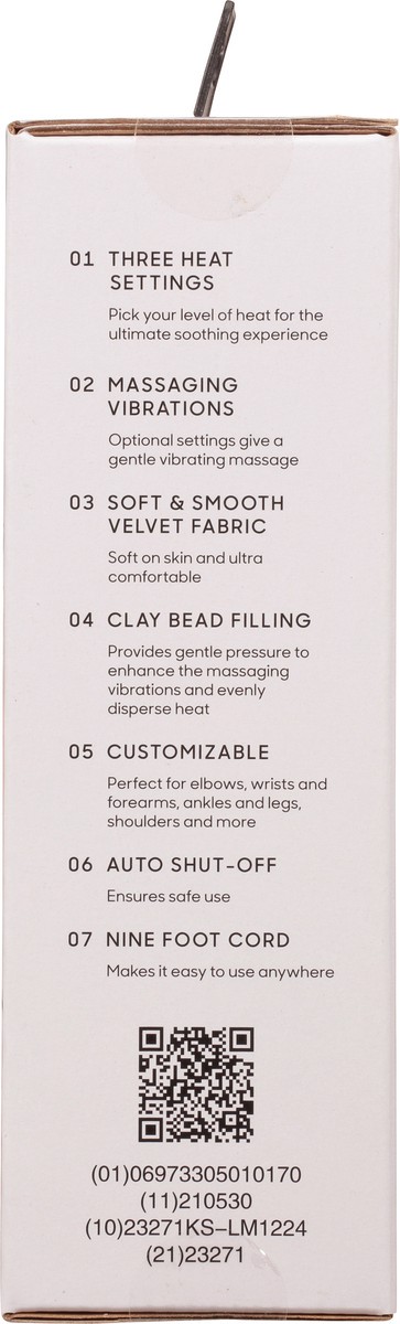 slide 4 of 11, Sharper Image Calming Heat Massaging Flexi Wrap, 1 ct