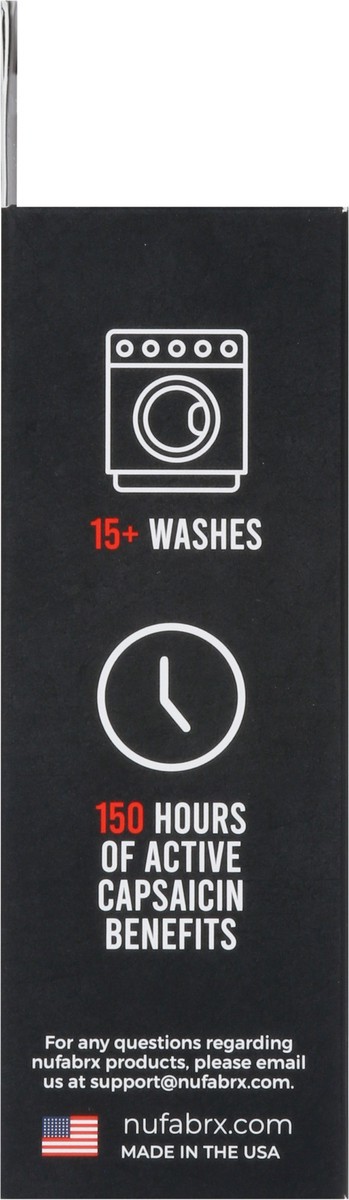 slide 3 of 9, Nufabrx Black Medicine + Compression Pain Relief Wrist Sleeve 1 ea, 1 ct