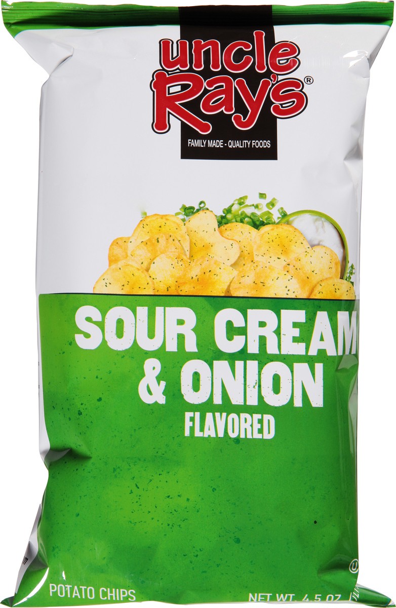 slide 8 of 13, Uncle Ray's Sour Cream & Onion Flavored Potato Chips 4.5 oz, 4.5 oz