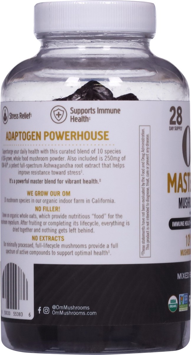 slide 8 of 13, Om Mushroom Master Blend 56 Vegan Gummies, 56 ct