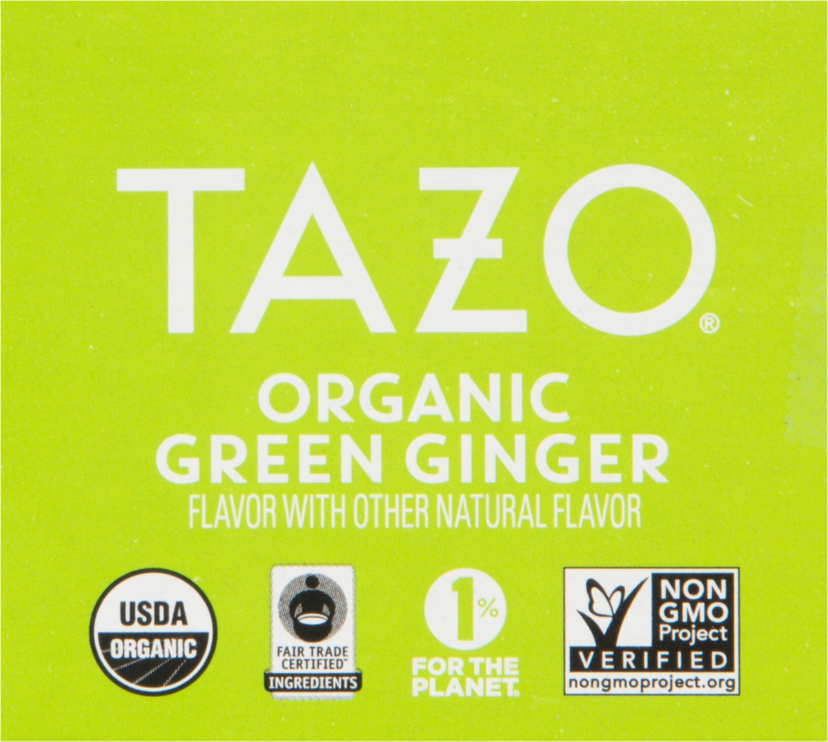 slide 9 of 12, TAZO TB ORG FT Green Ginger 6 16ct, 16 ct