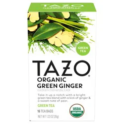 TAZO TB ORG FT Green Ginger 6 16ct