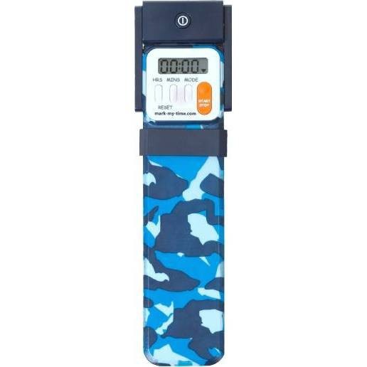 slide 1 of 6, WITHit Blue Camouflage Timer Booklight LED, 1 ct