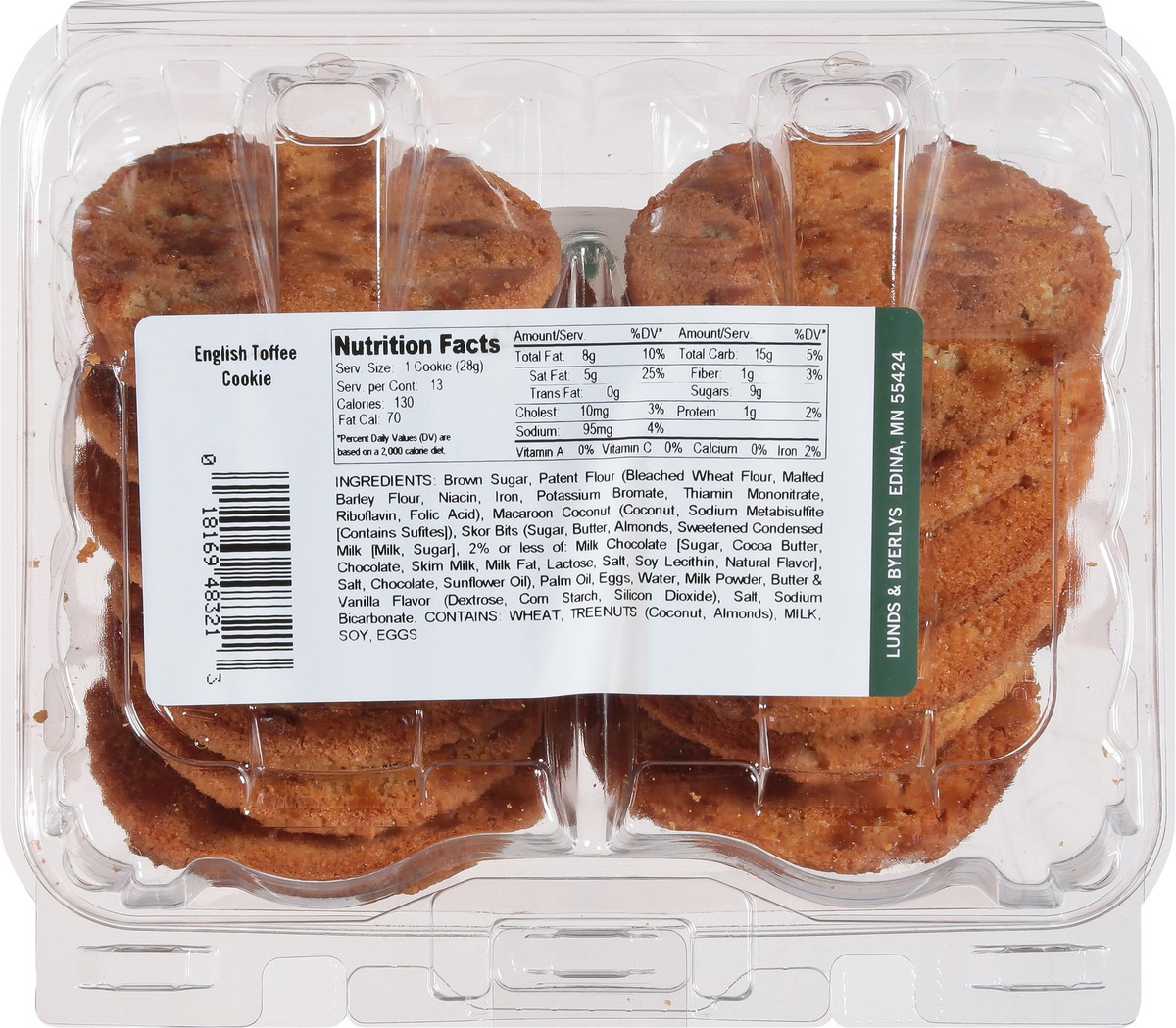 slide 9 of 13, Lunds & Byerlys English Toffee Cookie 11.5 oz, 11.5 oz