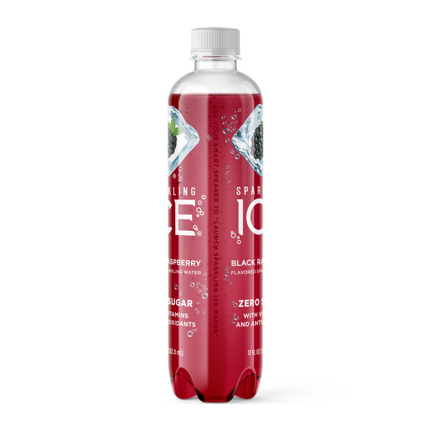 slide 3 of 3, Sparkling ICE Zero Sugar Black Raspberry Sparkling Water, 17 fl oz