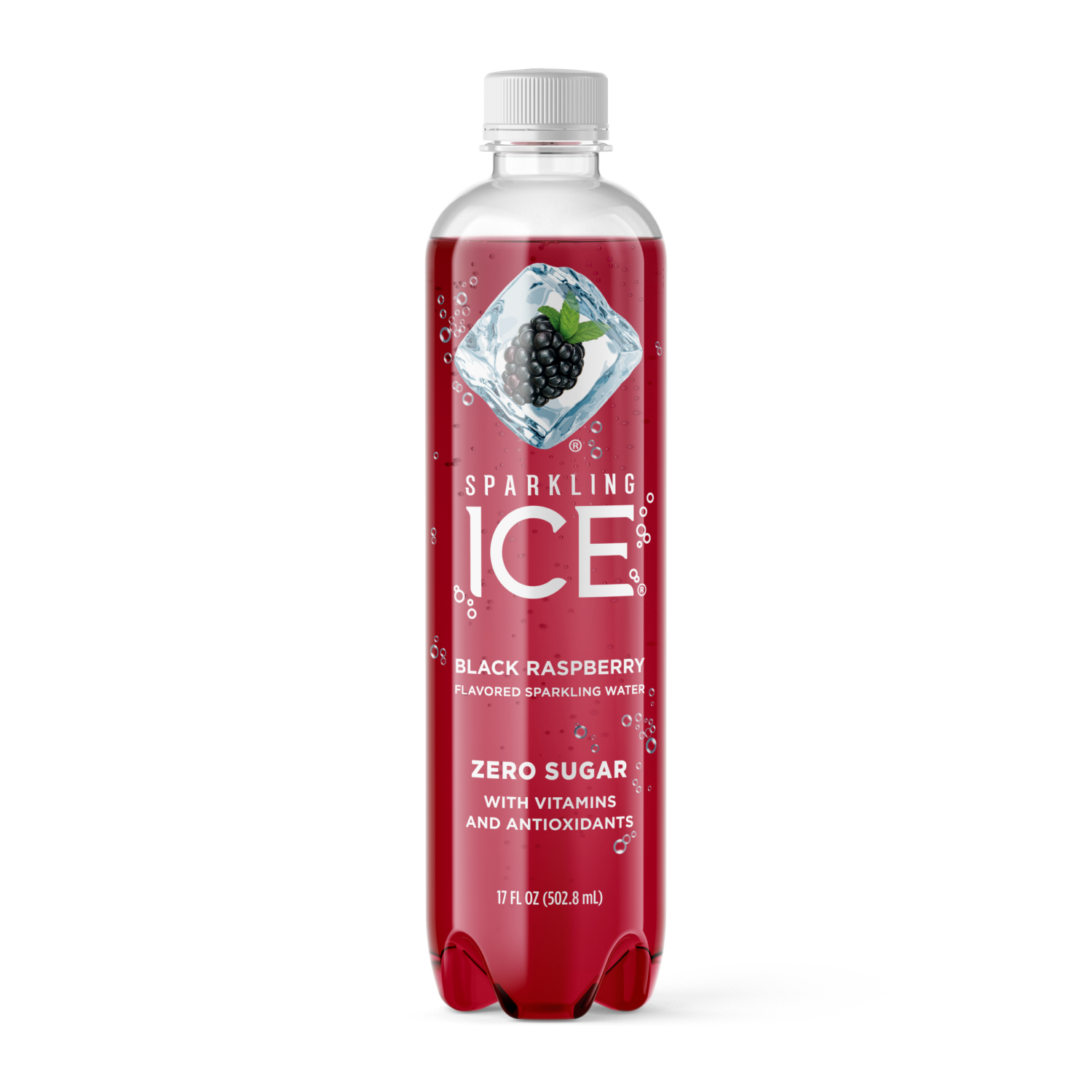 slide 1 of 3, Sparkling ICE Zero Sugar Black Raspberry Sparkling Water, 17 fl oz