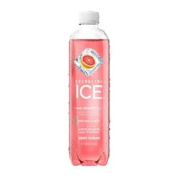 Sparkling ICE Zero Sugar Pink Grapefruit Sparkling Water 17 fl oz