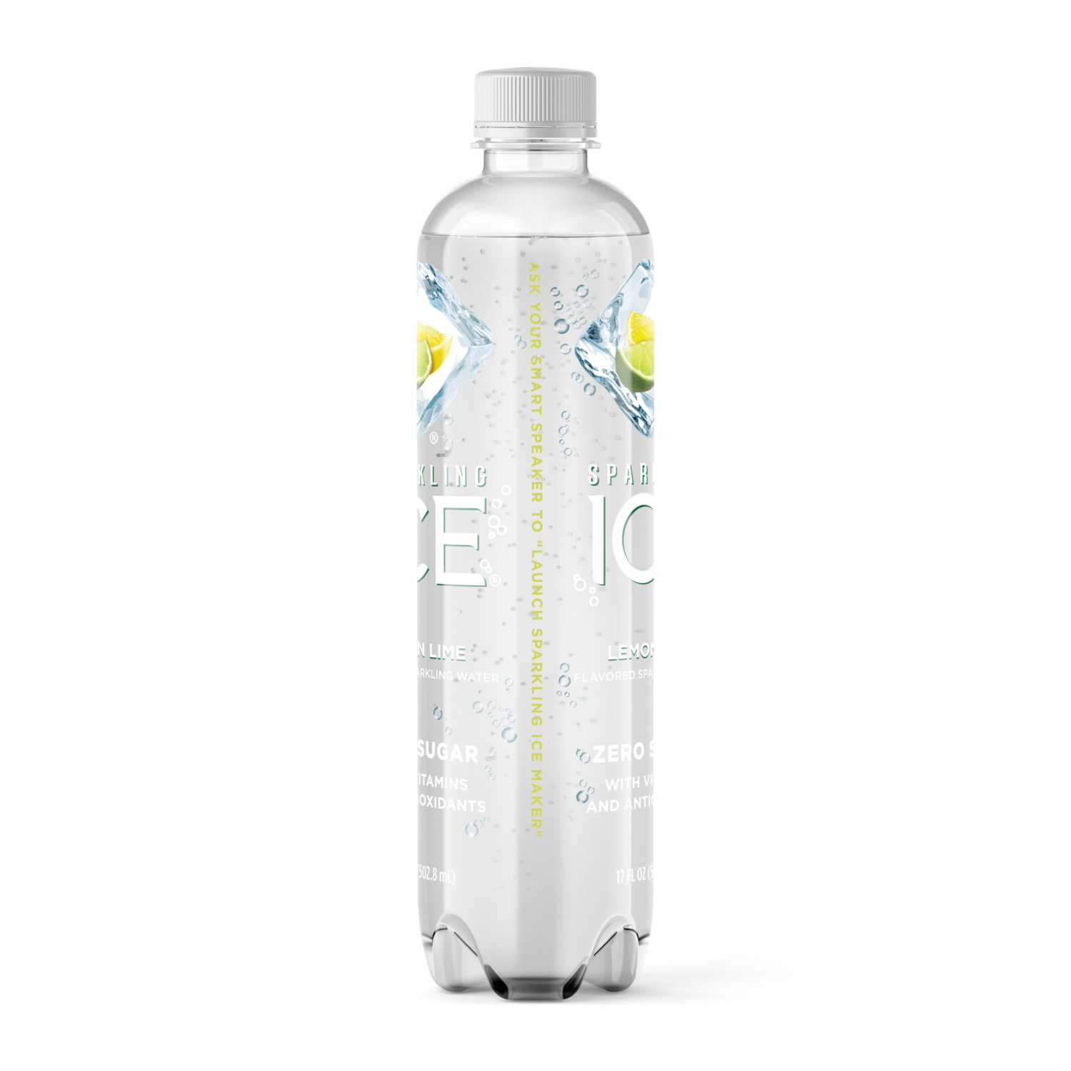 slide 2 of 3, Sparkling ICE Zero Sugar Lemon Lime Sparkling Water, 17 fl oz