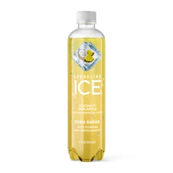 Sparkling ICE Ice Zero Sugar Coconut Pineapple Sparkling Water 17 fl oz