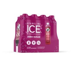 Sparkling ICE 12 Pack Zero Sugar Black Raspberry Sparkling Water 12 ea