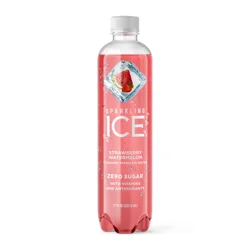Sparkling ICE Zero Sugar Strawberry Watermelon Sparkling Water 17 fl oz
