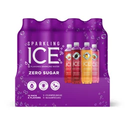 Sparkling Ice Purple Pack 17 fl oz Bottle (Pack of 12)