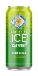 Sparkling ICE + Caffeine Citrus Twist Sparkling Water 16 fl oz