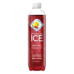 Sparkling ICE Zero Sugar Fruit Punch Sparkling Water 17 fl oz