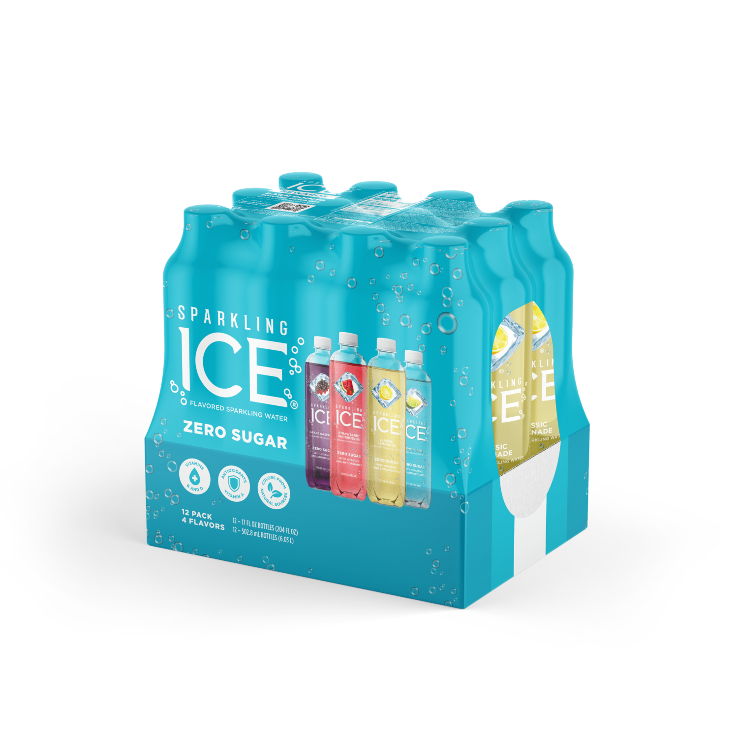 slide 3 of 4, Sparkling ICE Blue Variety Pack, 12 ct