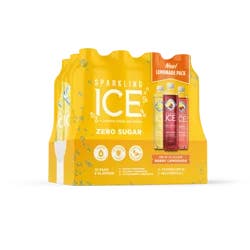 Sparkling ICE Summer LTO Lemonade Variety Pack (Pack of 12)