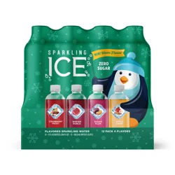 Sparkling Ice Winter Variety Pack - 12 ct