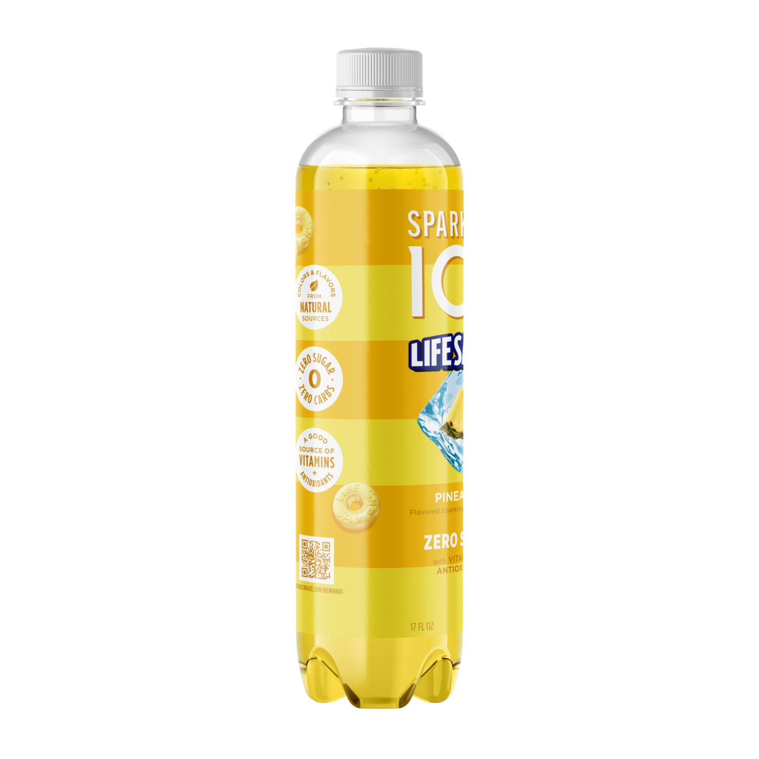 slide 3 of 4, Sparkling Ice Life Savers Pineapple 17oz, 17 oz