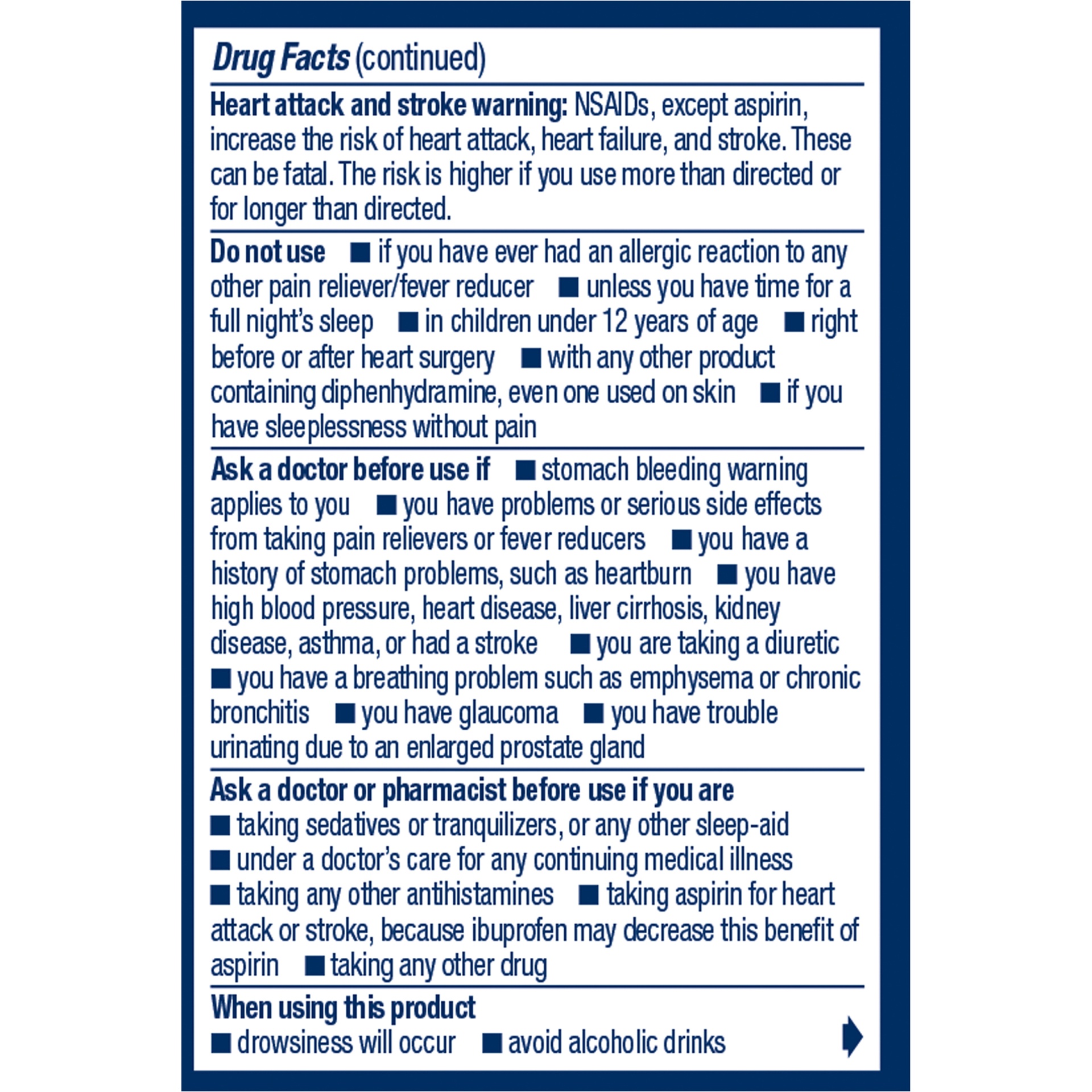 slide 7 of 7, Advil PM Pain Reliever/Nighttime Sleep Aid Caplets - Ibuprofen (NSAID), 20 ct