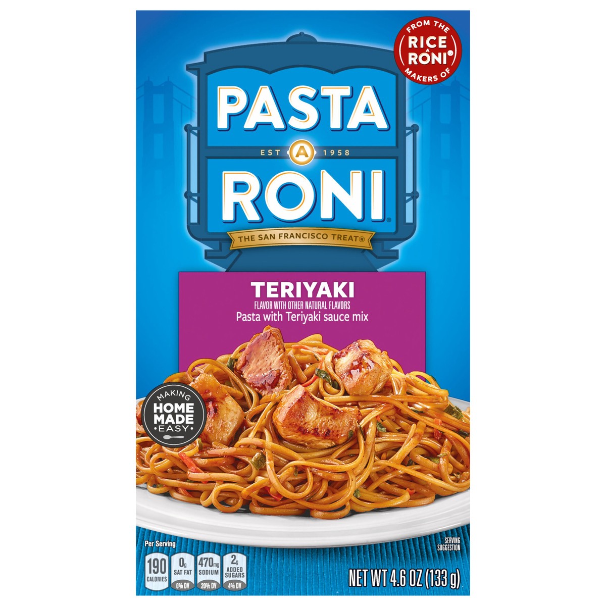 slide 1 of 11, Pasta Roni Teriyaki, 4.6 oz