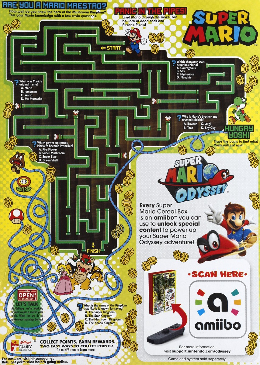 slide 8 of 10, Super Mario Cereal 8.4 oz, 8.4 oz