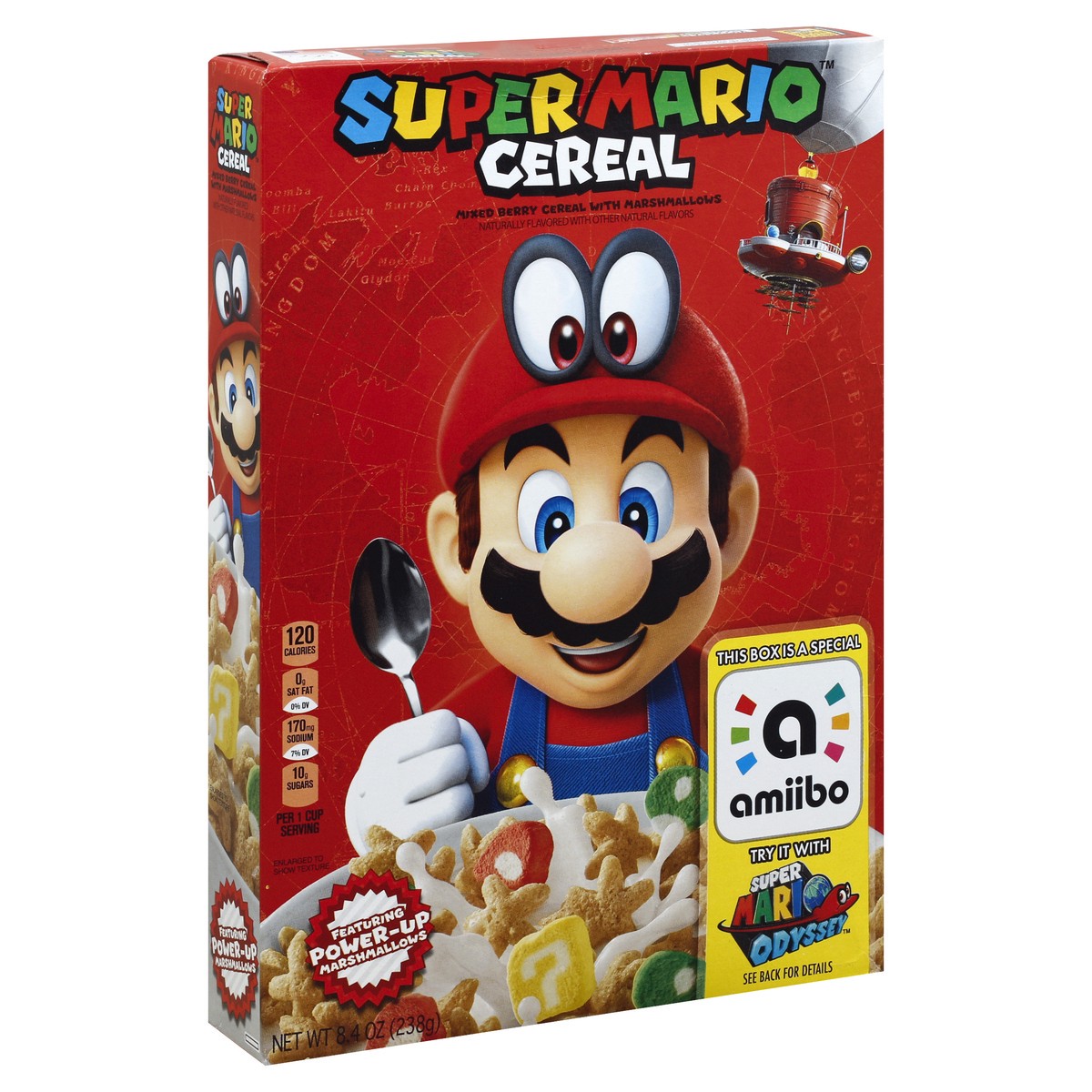 slide 2 of 10, Super Mario Cereal 8.4 oz, 8.4 oz