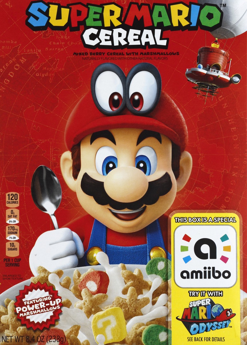 slide 1 of 10, Super Mario Cereal 8.4 oz, 8.4 oz