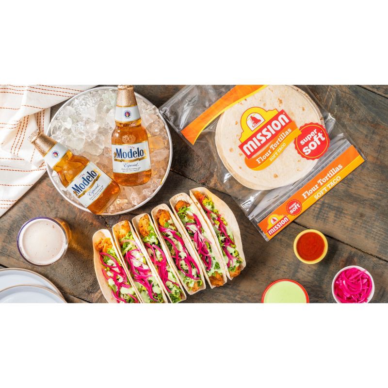 slide 4 of 6, Mission Taco Size Super Soft Flour Tortillas - 35oz/20ct, 20 ct; 35 oz