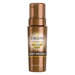 Jergens Natural Glow Jergens Glow Instant Moisturizing Self Tanner Tanning Foam - Deep Bronze - 6 fl oz: Hypoallergenic, Paraben-Free, Vegan