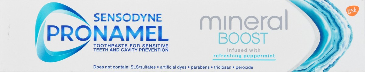 slide 2 of 10, Sensodyne Pronamel Mineral Boost Toothpaste Refreshing Peppermint, 4 oz