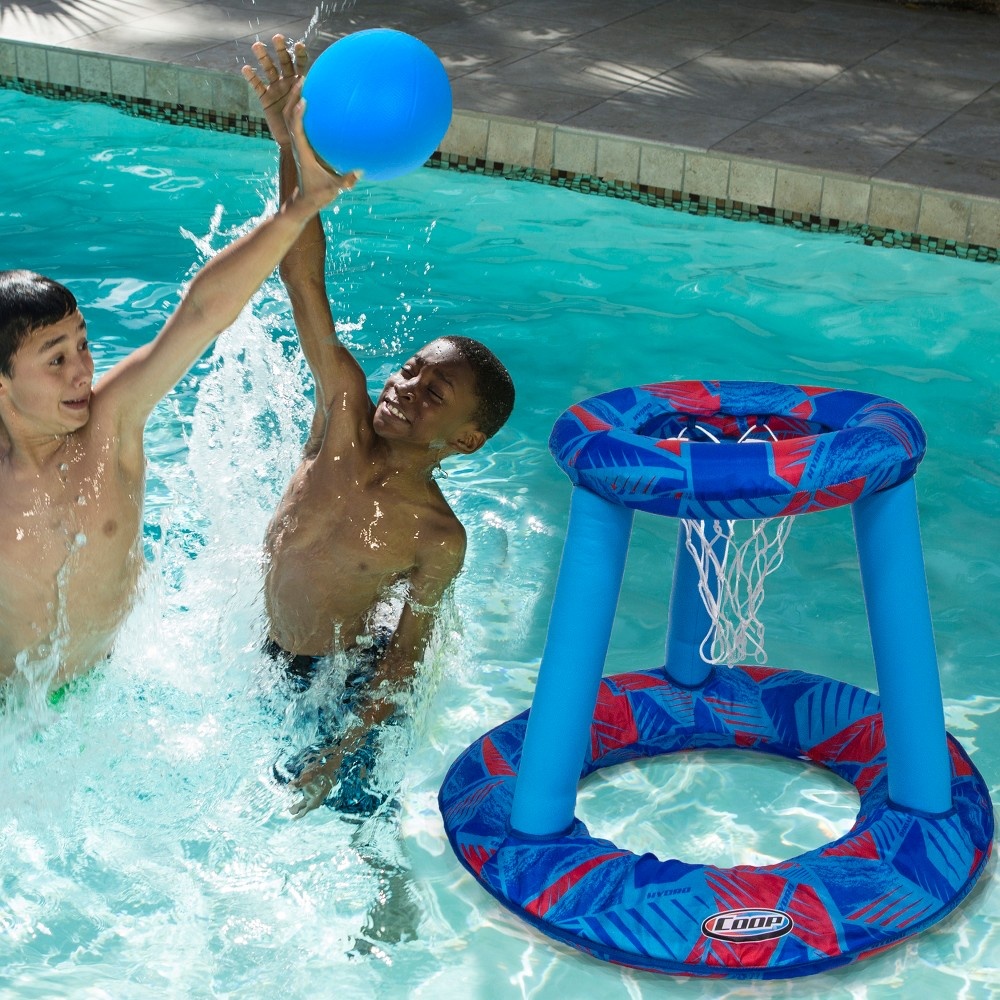 slide 2 of 4, SwimWays Corp Hydro Spring Hoops Basketball, 1 ct