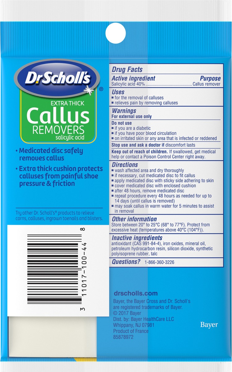 slide 3 of 5, Dr. Scholl's Extra Thick Extra Soft Cushioning Callus Removers 1 ea, 1 ct