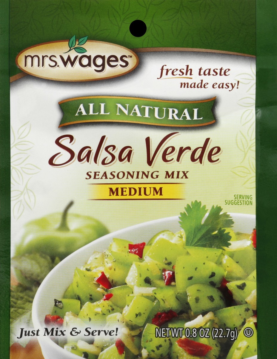 slide 2 of 3, Mrs. Wages Salsa Seasoning Mix 0.8 oz, 0.8 oz