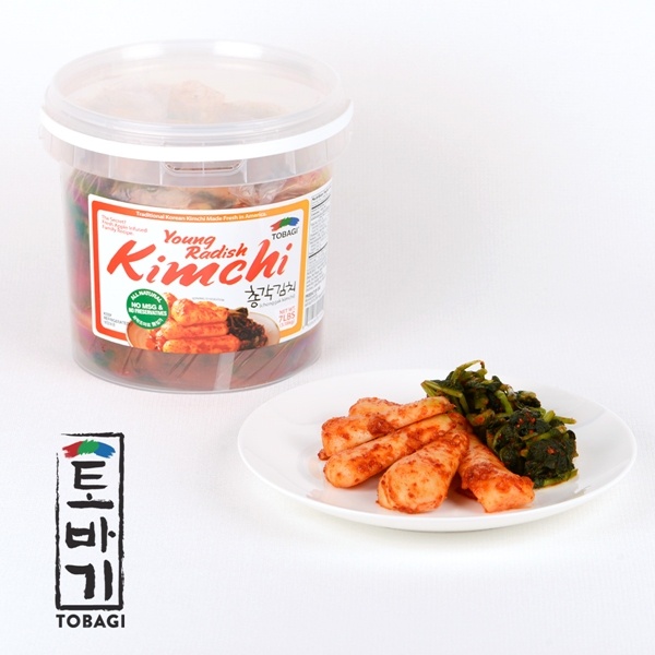 slide 1 of 1, Tobagi Young Radish Kimchi, 7 lb