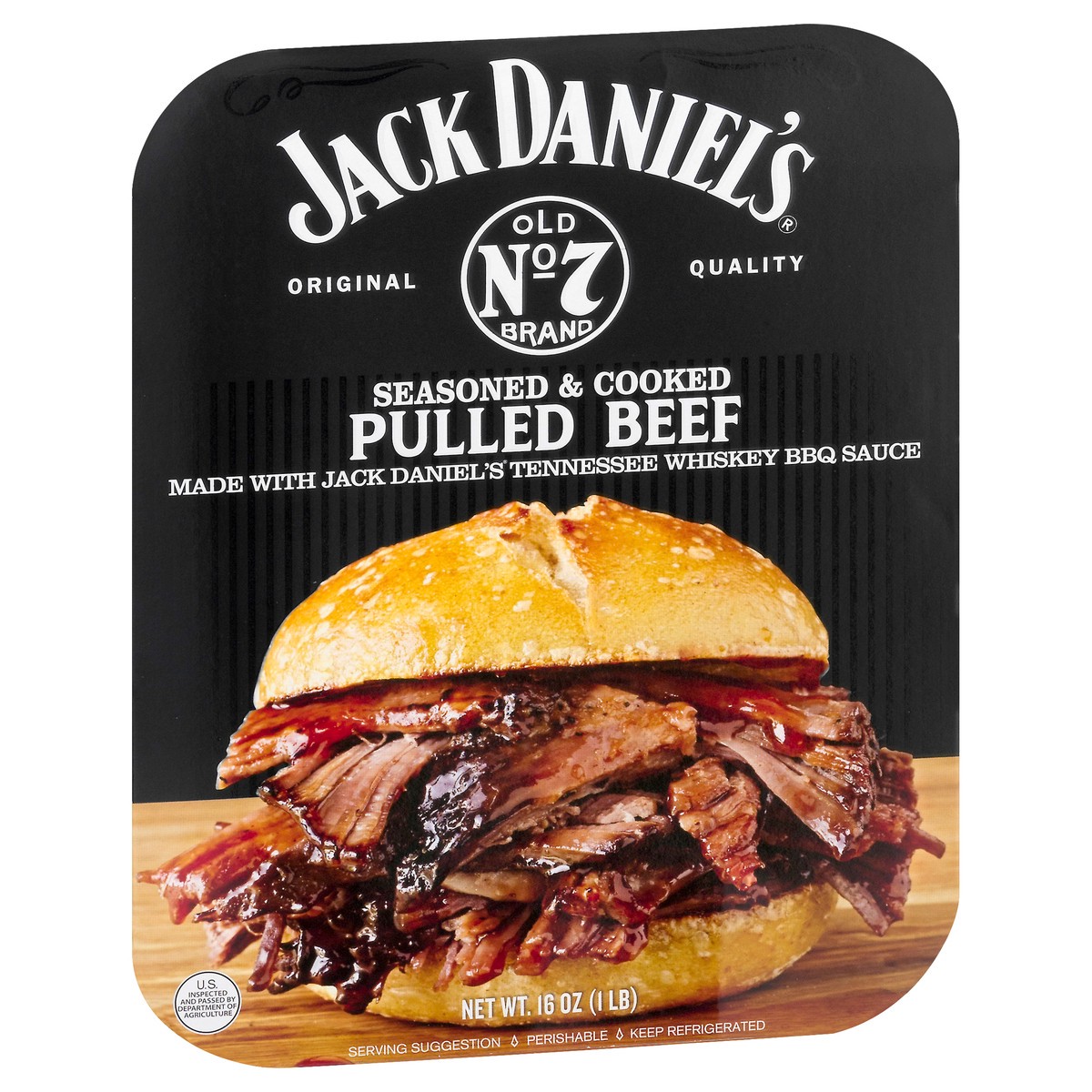 slide 14 of 14, Jack Daniel's Jack Daniels Pulled Beef, 16 oz