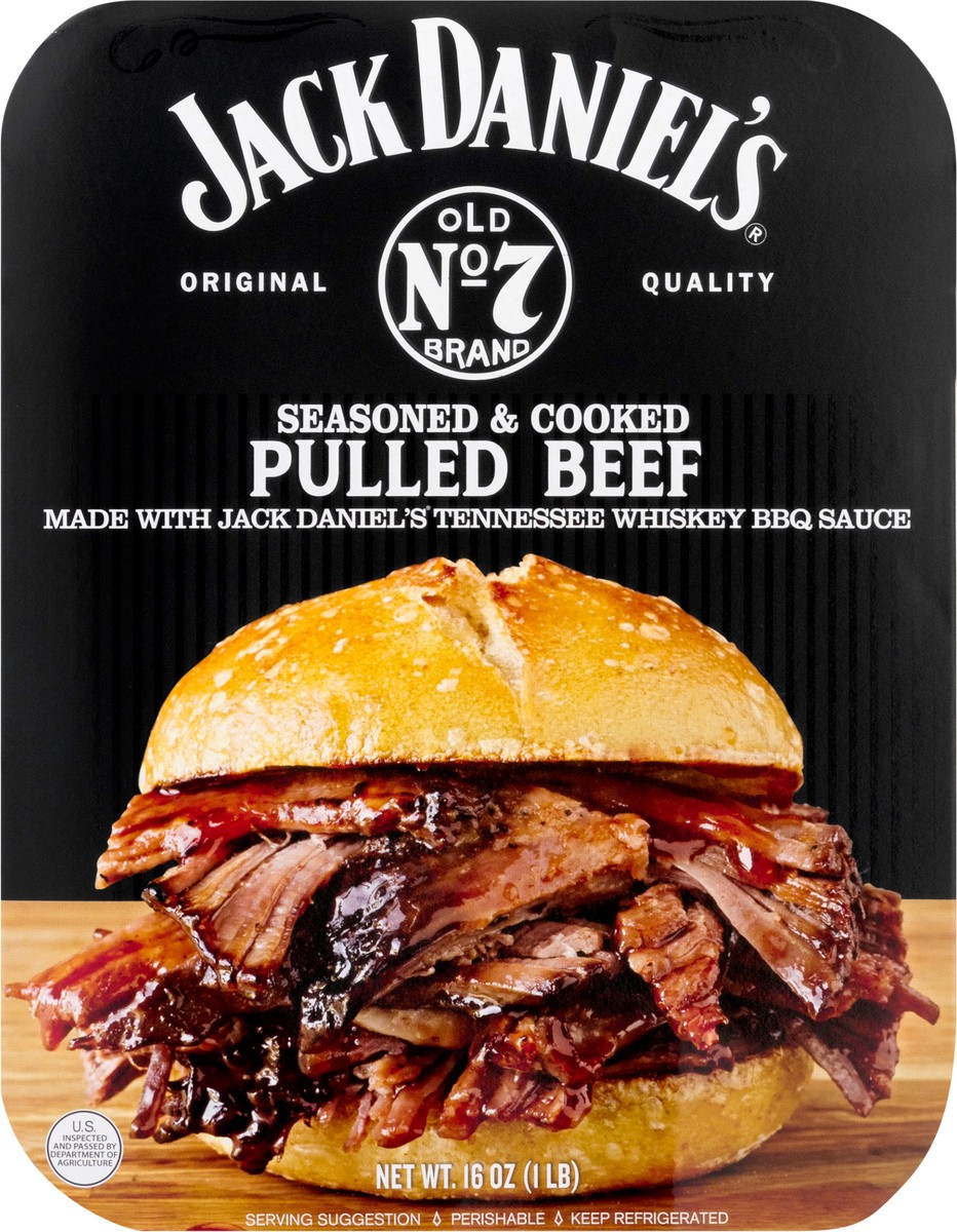 slide 1 of 14, Jack Daniel's Old No. 7 Pulled Beef 16oz, 16 oz