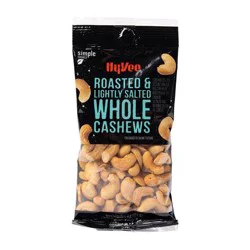 Hy-Vee Roasted & Lightly Salted Whole Cashews